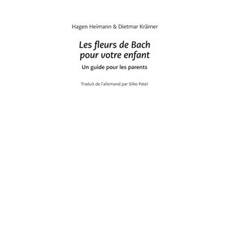 Les fleurs de Bach pour votre enfant