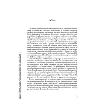 La théorie des jeux au service de l'aménagement des territoires