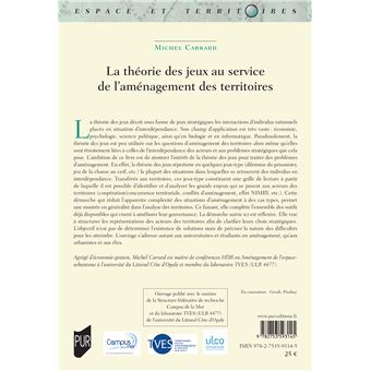 La théorie des jeux au service de l'aménagement des territoires
