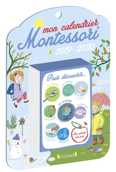 Mon calendrier Montessori 2019-2020 - broché - Claire Frossard, Vendula