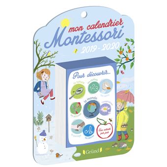 Mon calendrier Montessori 2019-2020