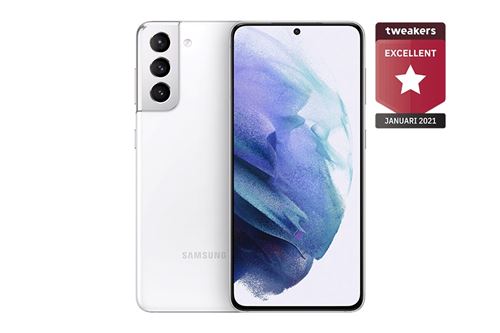 Samsung Galaxy S21 5G - 5G smartphone - double SIM - RAM 8 Go / Mémoire interne 128 Go - écran OEL - 6.2 - 2400 x 1080 pixels (120 Hz) - 3 x caméras arrière 12 MP, 12 MP, 64 MP - front camera 10 MP - blanc fantôme