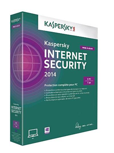 Kaspersky Internet Security 2014 Version Mise à Jour 1 An 3 Postes PC