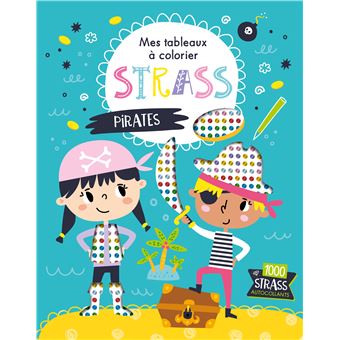 Mes tableaux à colorier strass - pirates