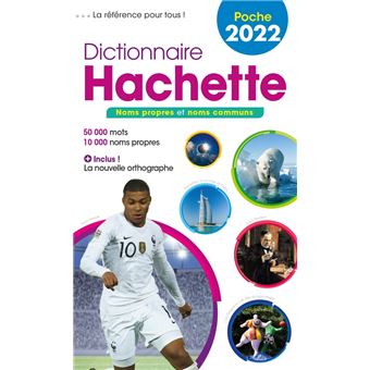 Dictionnaire Hachette POCHE 2022