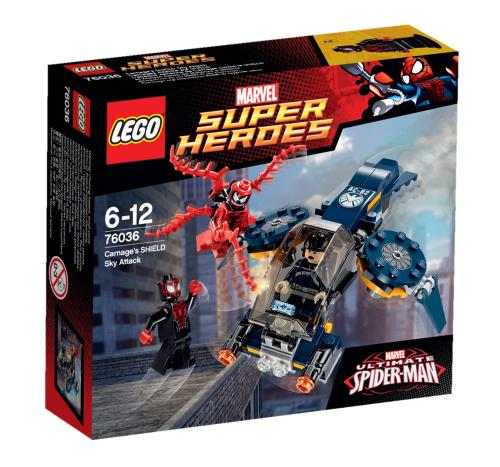 LEGO® Super Heroes 76036 L'Attaque Aérienne de Carnage Contre Le Shield