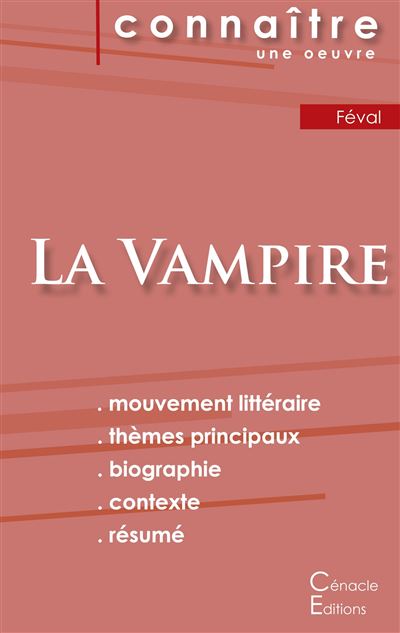Fiche de lecture La vampire de Paul Féval