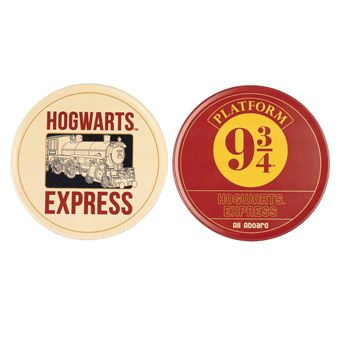 Set de 2 dessous de verre Harry Potter Quai 9 3 4