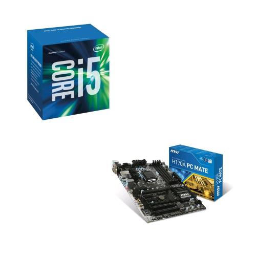 Processeur Intel Core I5 6600 A 3 3 Ghz Lga1151 Carte Mere Msi H170a Pc Mate Montage Et Connectique Pc Fnac Belgique