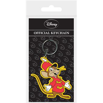 Porte-clés Disney Timothy Q Mouse caoutchouc 6 cm