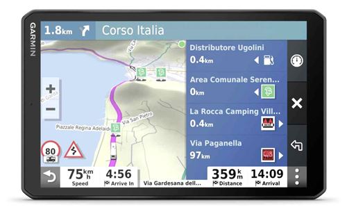 GARMIN CAMPER 890, EU MT-S GPS pour camping-car et caravane