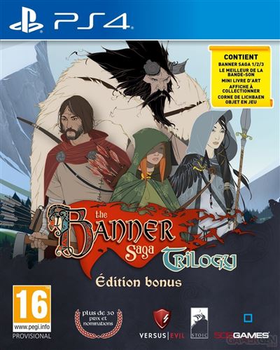 The Banner Saga Trilogy Edition Bonus PS4