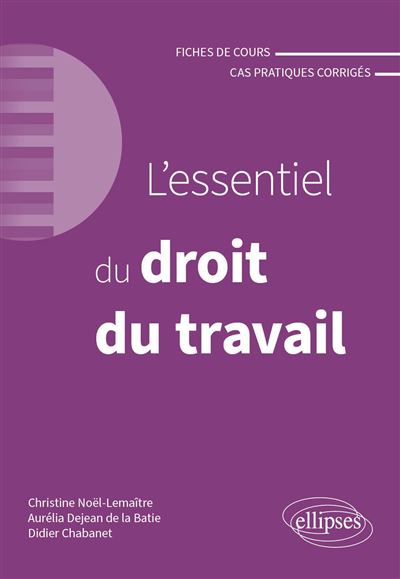 L’essentiel du droit du travail, 3e édition