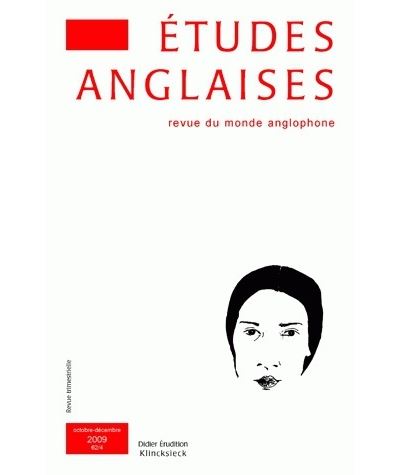 Études anglaises - N°4/2009