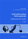 DROIT PENAL SUISSE - PARTIE GENERALE 3E ED (PRINTPLUS)