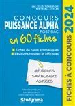 Concours PUISSANCE ALPHA en 60 fiches