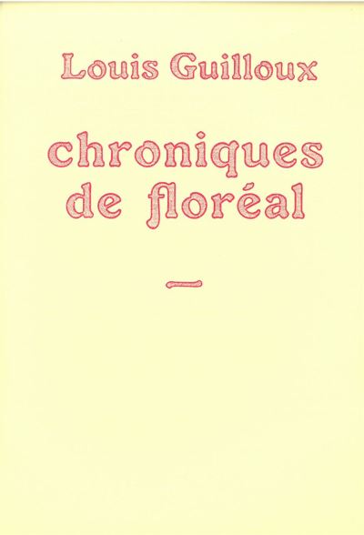 Chroniques de floreal