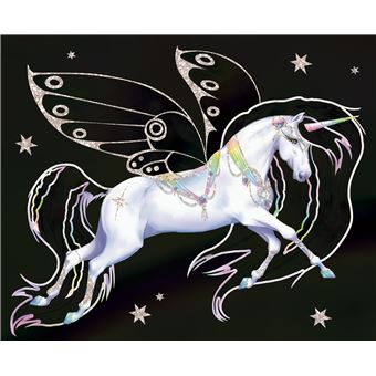 Licorne Style - Ma pochette créative - Licorne arc-en-ciel