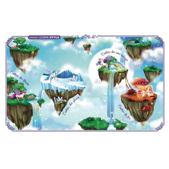 Licorne Style - Ma pochette créative - Licorne arc-en-ciel