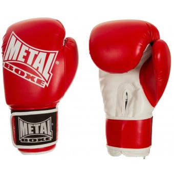 Gants de boxe Métal boxe-Gants Metal Boxe Rouge - 10 oz (MB20010R)--Gants  Metal Boxe Rouge - 10 oz (MB20010R)-----Gants Metal Boxe Rouge - 10 oz  (MB20010R)---- Boxe - Equipements de sport