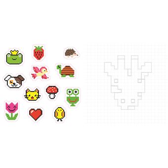 Coloriages pixels - avec des autocollants