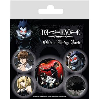 Set Badges Death Note Characters