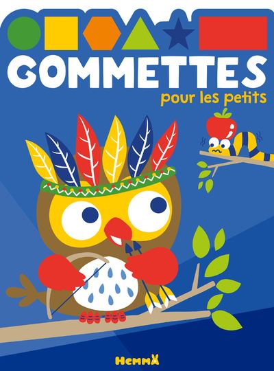 Hibou gommettes pour les petits