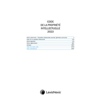 Code de la propriété intellectuelle