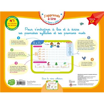 Je lis et j'écris mes premières syllabes avec Sami et Julie - Début de CP (Livre-ardoise)