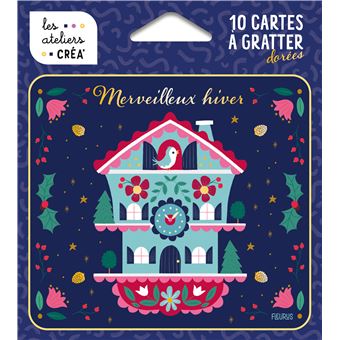 Cartes à gratter   Merveilleux hiver