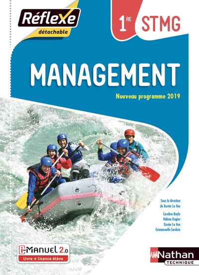 Management - 1ère STMG (Pochette Réflexe) Livre + licence élève - 2019
