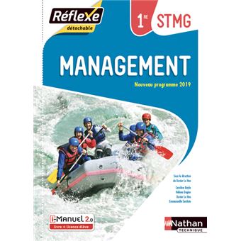 Management - 1ère STMG (Pochette Réflexe) Livre + licence élève - 2019