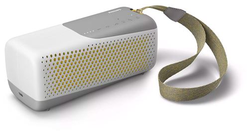 Philips Tas4807W - Haut-Parleur - pour Utilisation Mobile - Sans Fil - Bluetooth - Blanc