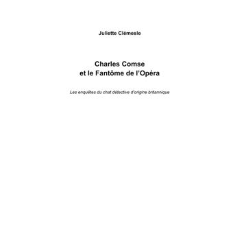 Charles Comse et le Fantôme de l'Opéra