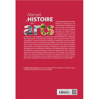Manuel d'histoire des arts. De l'Antiquité au XXIe siècle