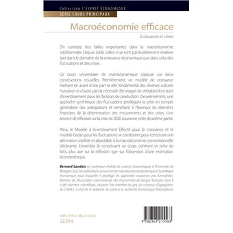 Macroéconomie efficace