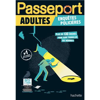 Passeport Adultes Enquêtes policières - Cahier de vacances 2022
