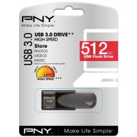 PNY Attaché 4 512GB USB-Stick 3.0 Grijs