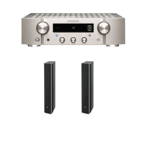 Amplificateur Hi-Fi Marantz PM7000N Argent + Enceinte colonne Focal Chorus 726 Black Style Vendue par paire