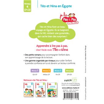 Téo et Nina CP CE1 Niveau 4 - Téo et Nina en Égypte