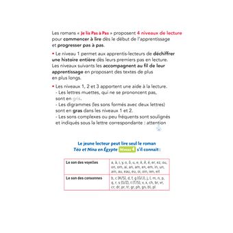Téo et Nina CP CE1 Niveau 4 - Téo et Nina en Égypte
