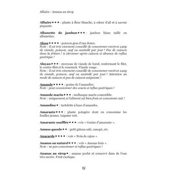 Dictionnaire alimentaire de la femme enceinte