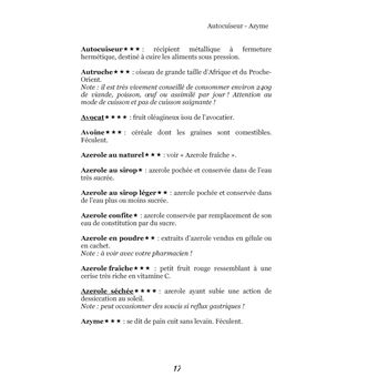 Dictionnaire alimentaire de la femme enceinte