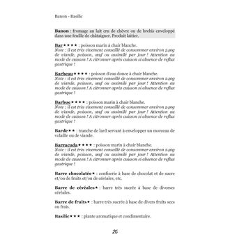 Dictionnaire alimentaire de la femme enceinte