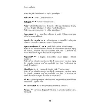 Dictionnaire alimentaire de la femme enceinte