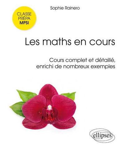 Les maths en cours, MPSI
