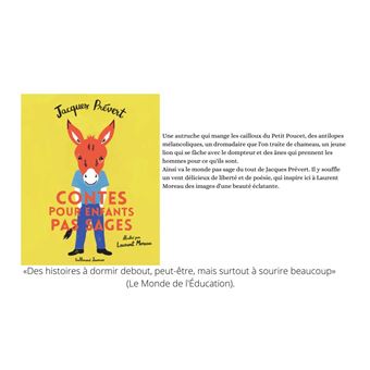 Contes pour enfants pas sages - broché - Jacques Prévert, Laurent