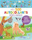 500 autocollants - bébés animaux