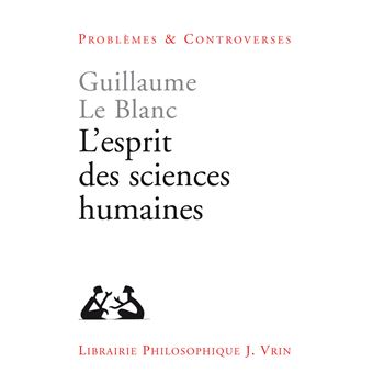 L'esprit des sciences humaines