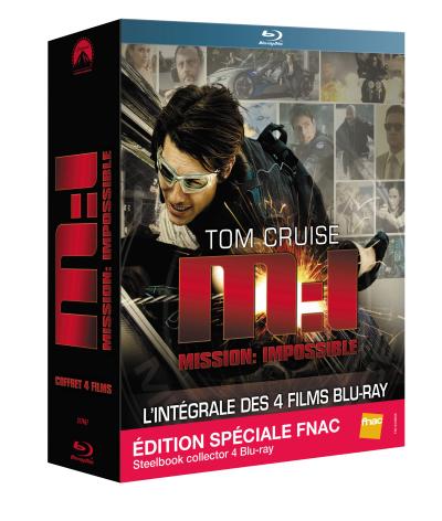 Mission : Impossible - Coffret de la Quadrilogie Edition Boîtier métal Limitée Fnac Blu-Ray